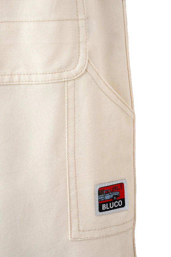 BLUCO - LIGHT CANVAS PAINTER SHORTS - IVORY