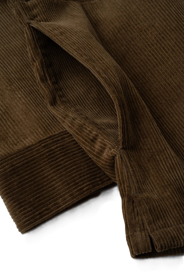 BLUCO - CORDUROY WORK SHIRT - OLIVE BROWN