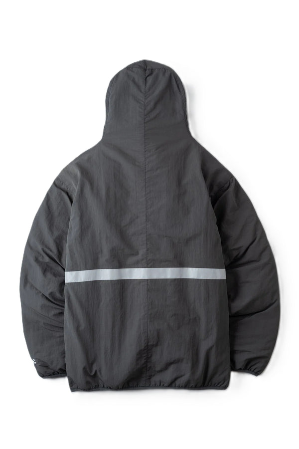 BLUCO - HOODED REFLECTOR JACKET - GRAY