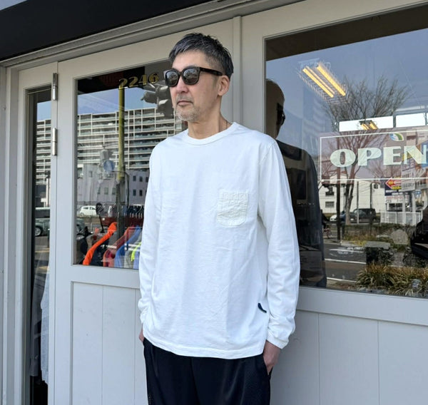 JACKMAN - QLT POCKET LS T-SHIRTS - WHITE