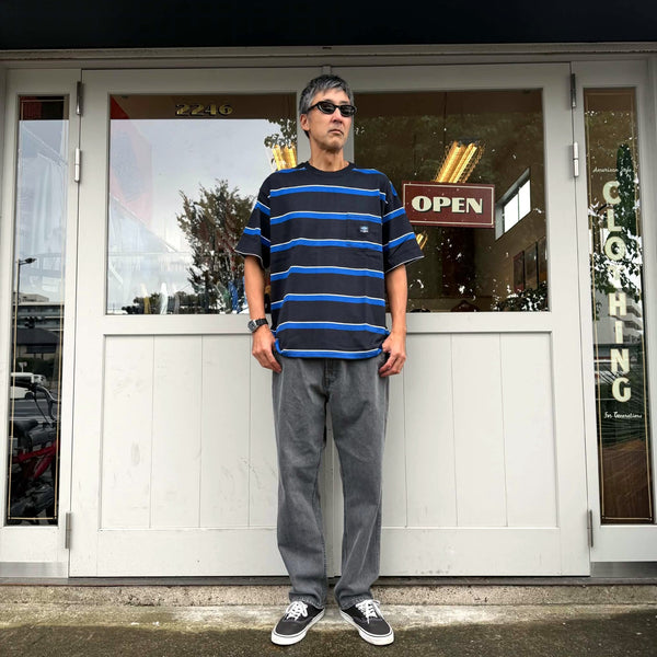 BLUCO - JAPAN DENIM EASY COWBOY PANTS - BLACK FADE