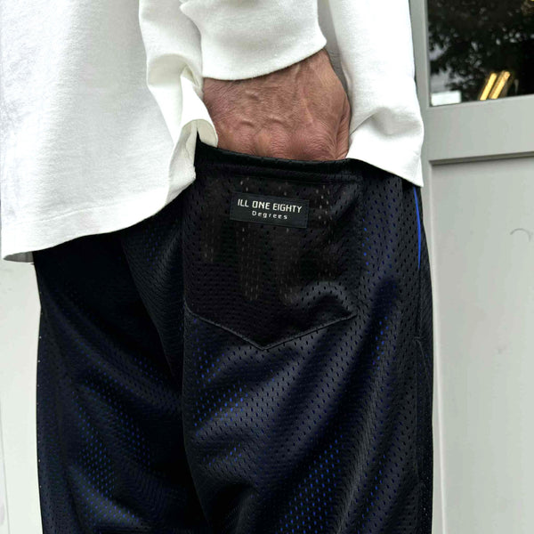 ILL ONE EIGHTY - 2-LAYER TRACK PANTS - BLACK