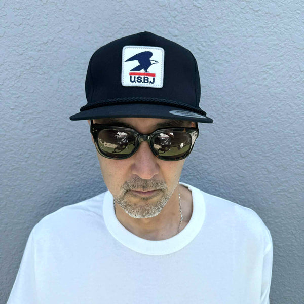 BLACKJAKS - US POST LOGO TRUCKER CAP - BLACK