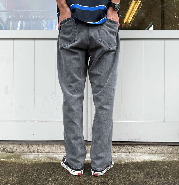 BLUCO - JAPAN DENIM EASY COWBOY PANTS - BLACK FADE