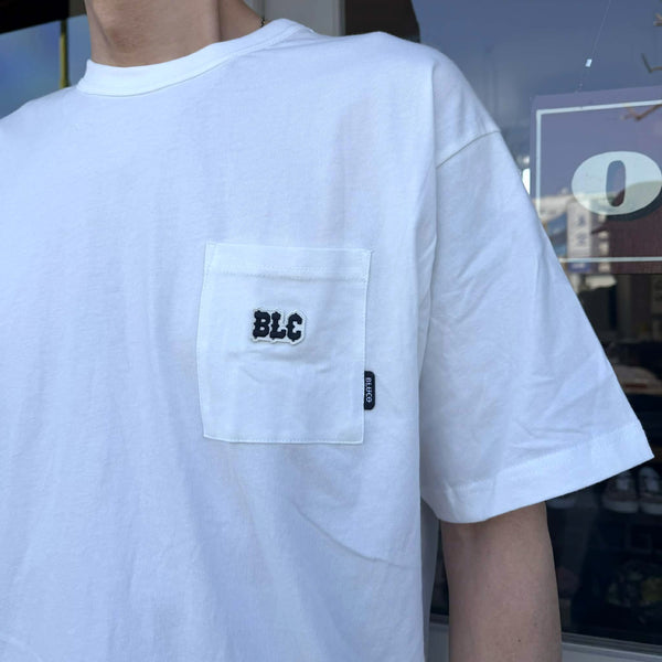 BLUCO - DRY COTTON POCKET T-SHIRT -BLC- WHITE