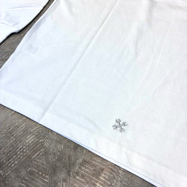 BLUCO - POCKET L/S T-SHIRTS Ticket - WHITE