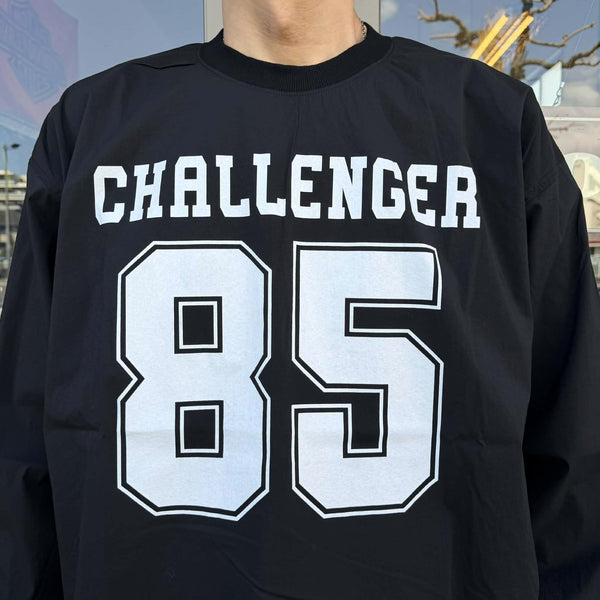 CHALLENGER - L/S NUMBERS WIND CREW - BLACK