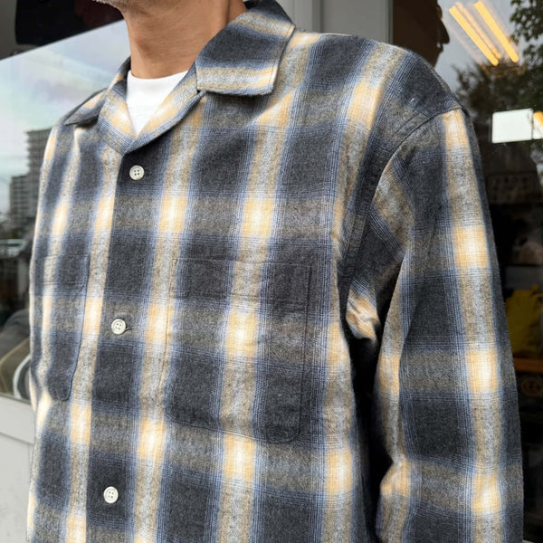 FIVE BROTHER - CHECK ONE-OP SHIRTS - GREY