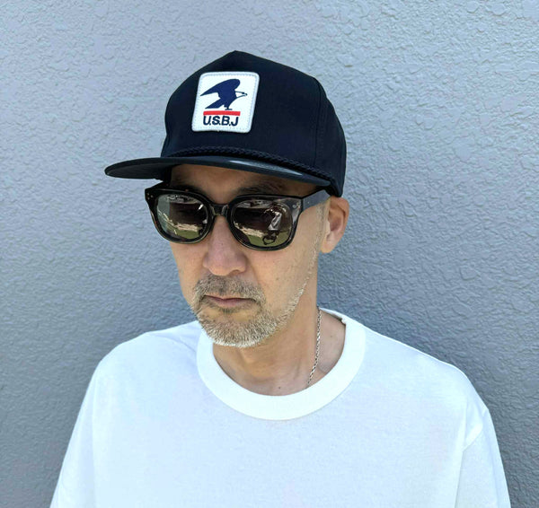 BLACKJAKS - US POST LOGO TRUCKER CAP - BLACK