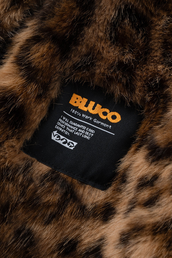 BLUCO - REVERSIBLE FAR VEST - LEOPARD-BLACK