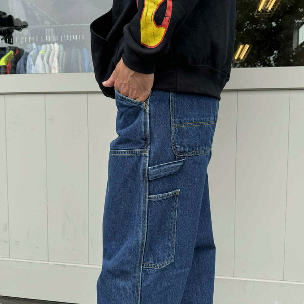 Carhartt WIP - DOUBLE KNEE PANT - BLUE STONE WASHED