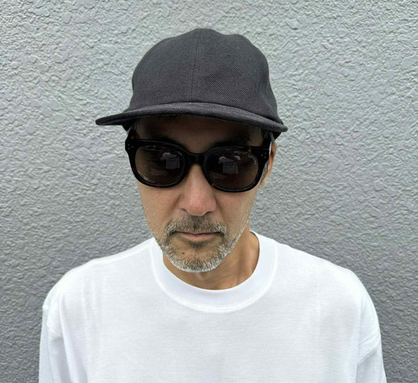 BIGMIKE - HEAVY FLANNEL CAP - BLACK