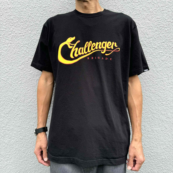 CHALLENGER - SNAKING TEE - BLACK