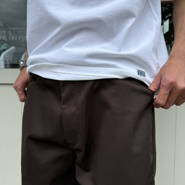 Early&Co - ORIGINAL WIDE TAPERD PANTS - BROWN