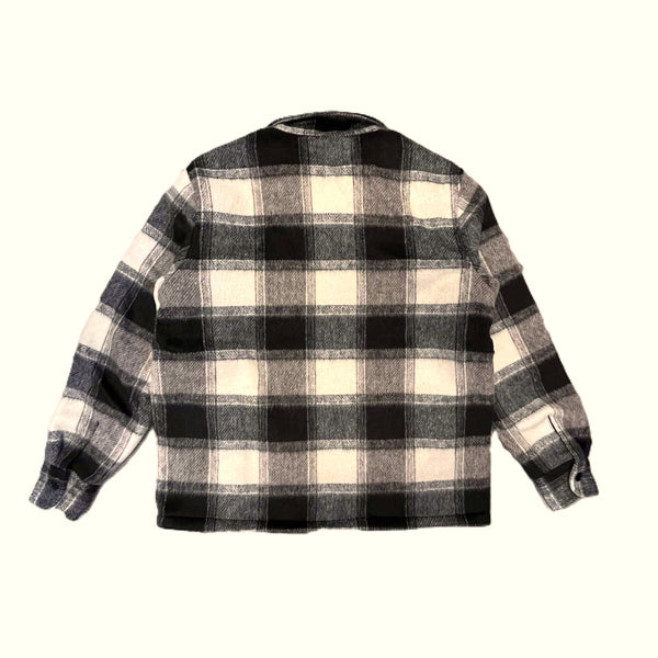 BIGMIKE - OMBRE ZIP QUILTED LINING JACKET - BROWN x OFF