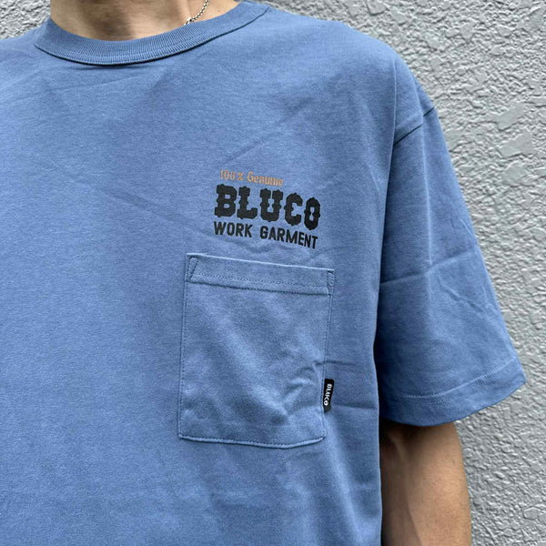 BLUCO - POCKET TEE BOLT - SLATE BLUE