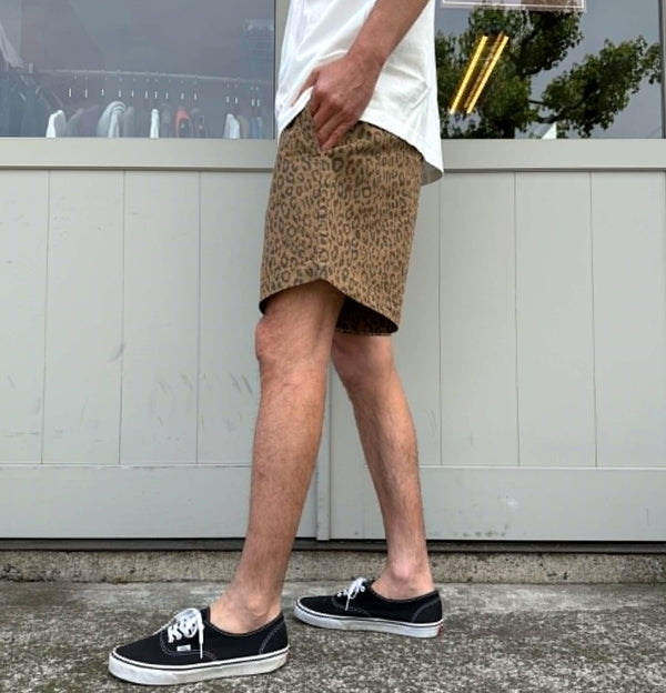 WAX - LEOPARD SHORTS - BROWN