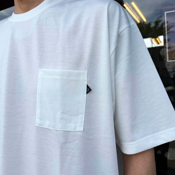 BLUCO - FUNCTION POCKET T-SHIRT -OVERSIZE- WHITE