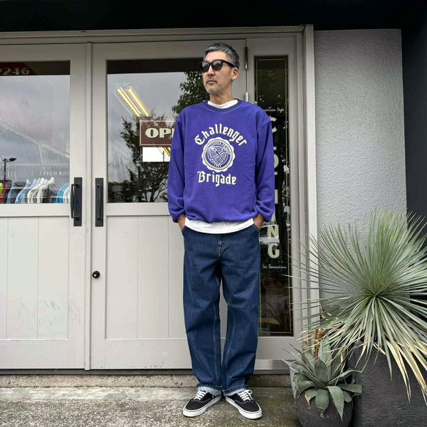 CHALLENGER - COLLEGE C/N FLEECE - PURPLE