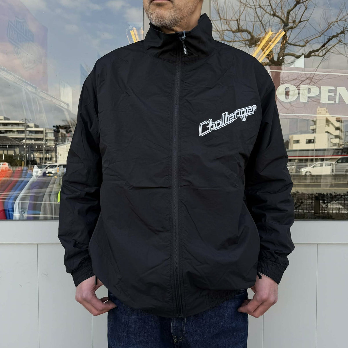 CHALLENGER - NYLON WARM JACKET - BLACK – JAKS GARAGE