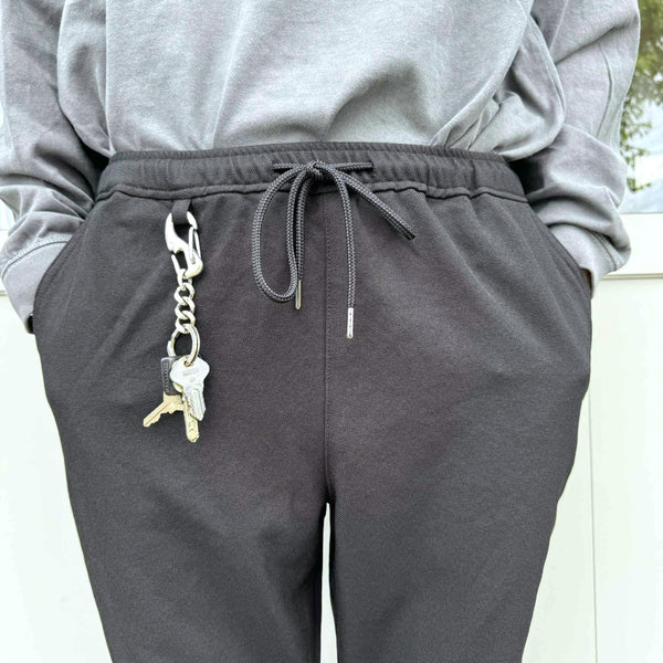 FIVE BROTHER - POLY/TWILL EASY PANTS - GREY