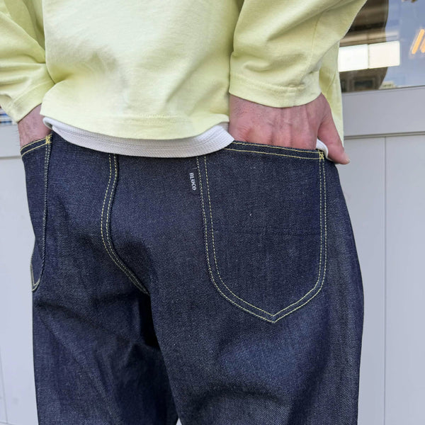 BLUCO - JAPAN DENIM COWBOY PANTS RIGID - INDIGO