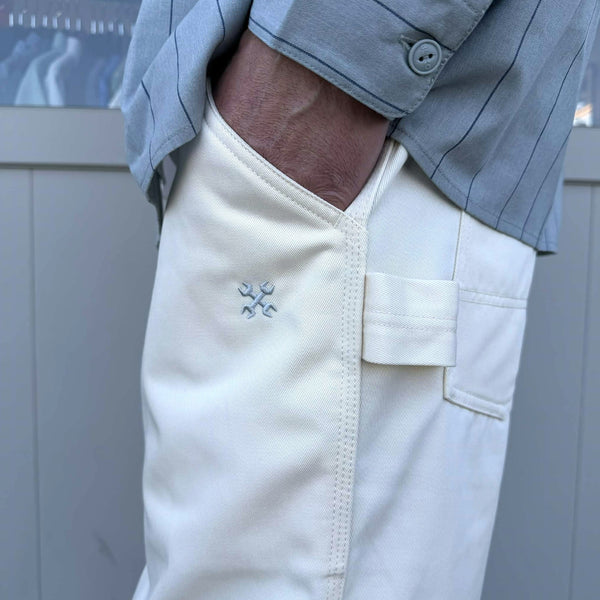 BLUCO - EASY PAINTER PANTS - IVORY