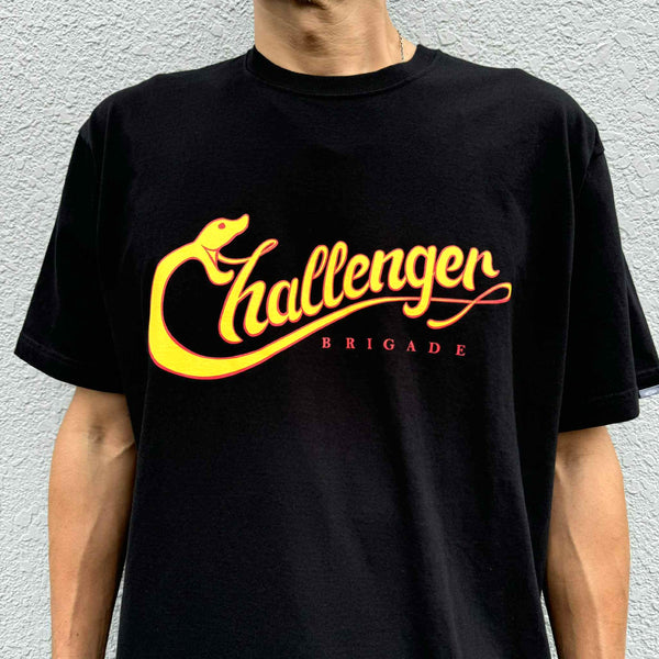 CHALLENGER - SNAKING TEE - BLACK
