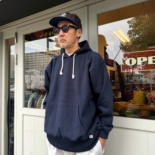 HOUSTON - U.S. COTTON R/V HOODIE - NAVY
