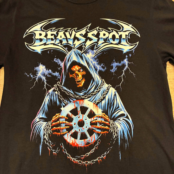 BEAVS SPOT - REAPER ROTOR TEE - BLACK
