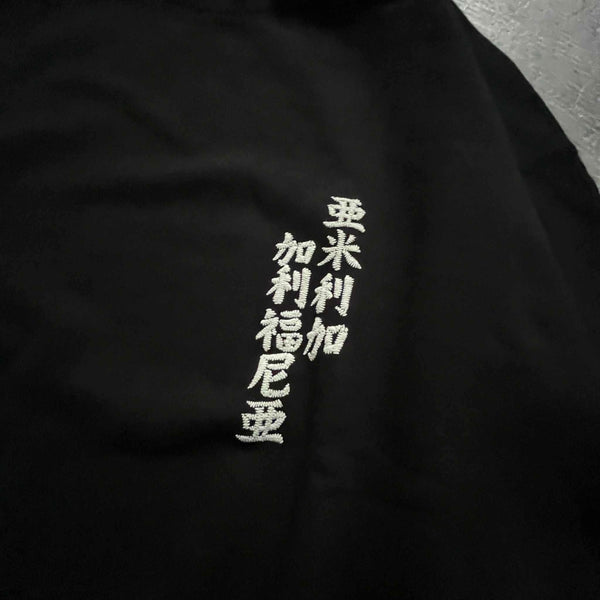 ILL ONE EIGHTY -AMERICAN WAVE SWEATSHIRT(LOOSE FIT) - BLACK