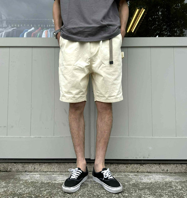 BLUCO - LIGHT CANVAS PAINTER SHORTS - IVORY