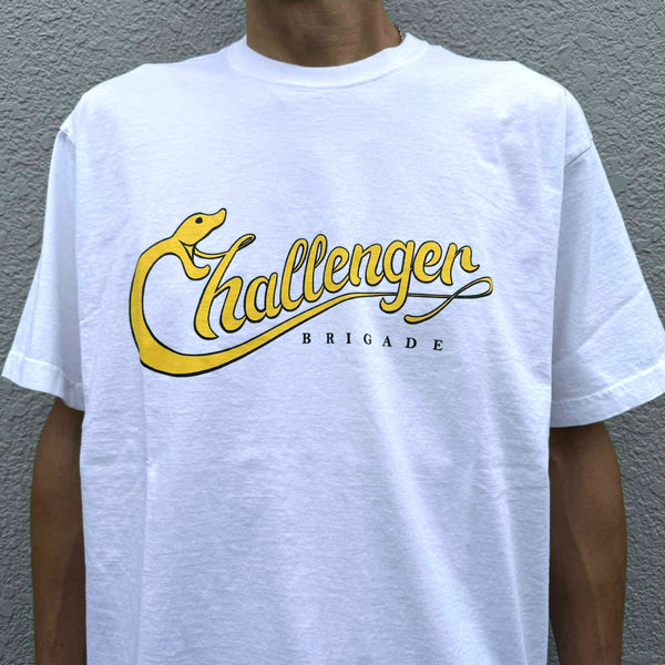 CHALLENGER - SNAKING TEE - WHITE