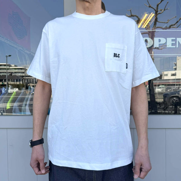 BLUCO - DRY COTTON POCKET T-SHIRT -BLC- WHITE