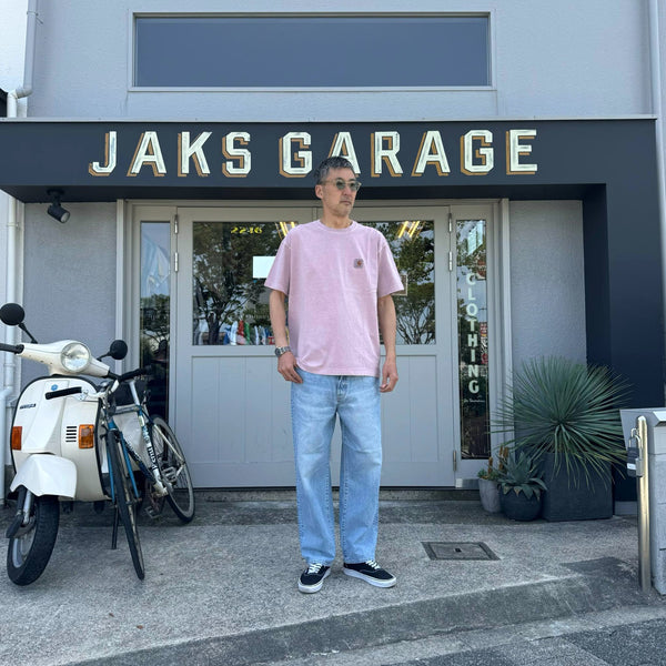 Carhartt WIP - NELSON T-SHIRTS - HORTENSIA (garment dyed)