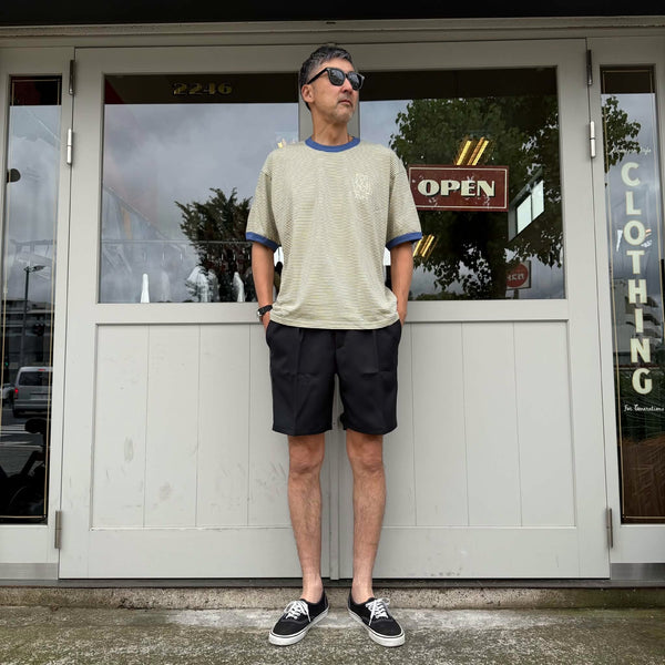 melple - FAIRFAX SHORTS - BLACK