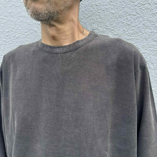 ARMY TWILL - BACKJERSEY LS TEE POWDER - CHARCOAL