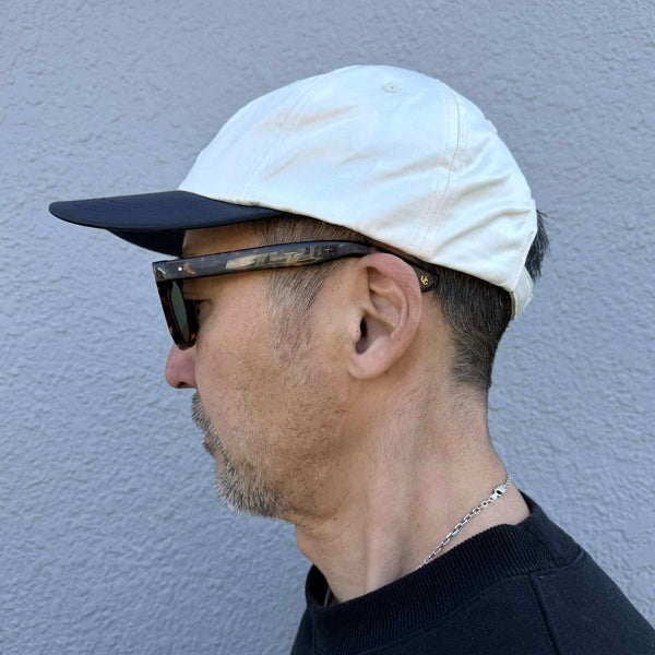 RACAL - SATIN B.B CAP - IVORY x NAVY