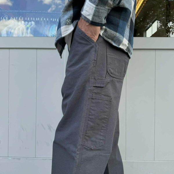 Carhartt WIP - SINGLE KNEE PANT - GRAPHITE RINSED