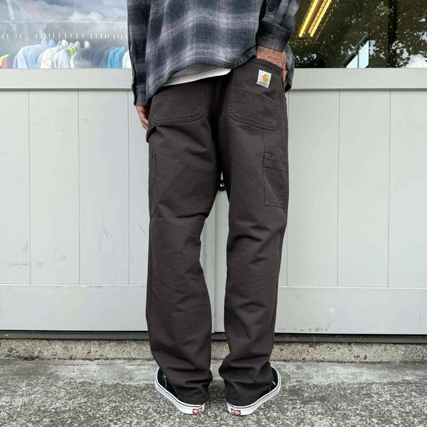 Carhartt WIP - SINGLE KNEE PANT - TABACCO RINSED