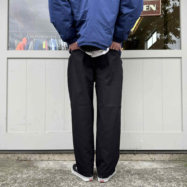 PAWG - ORIGINAL T/C WIDE TAPERED PANTS - BLACK
