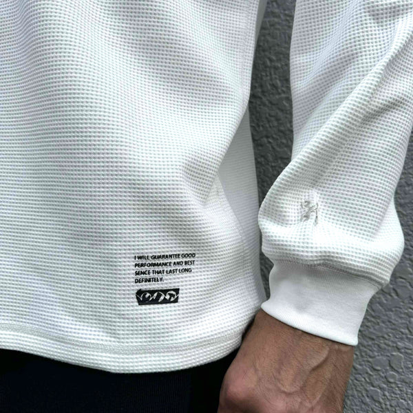BLUCO - CREW NECK THERMAL - WHITE