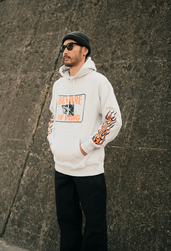 PAWG×BEWARE CHOPPER - PARKA - ASH GRAY / ORANGE