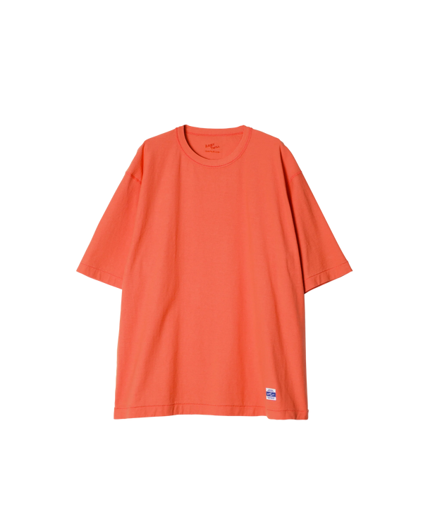 ARMY TWILL - BACK JERSEY HALF SLEEVE TEE - ORANGE