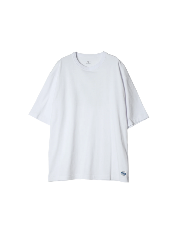 ARMY TWILL - 30/2 OE HALF SLEEVE PRINT TEE_AT - WHITE