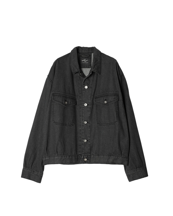 ARMY TWILL - DENIM JACKET - CHARCOAL