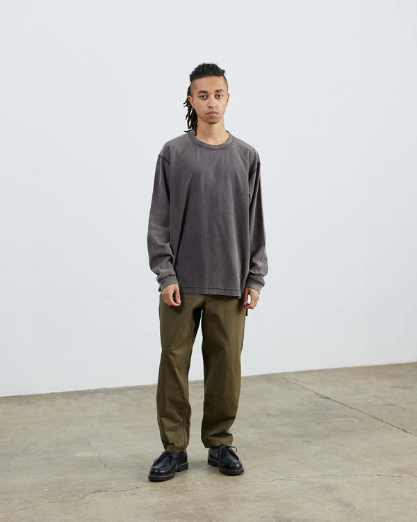 ARMY TWILL - BACKJERSEY LS TEE POWDER - CHARCOAL