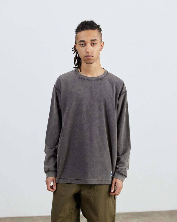 ARMY TWILL - BACKJERSEY LS TEE POWDER - CHARCOAL