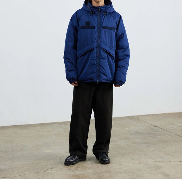 ARMY TWILL - PE WEATHER PADDING JACKET - BLUE