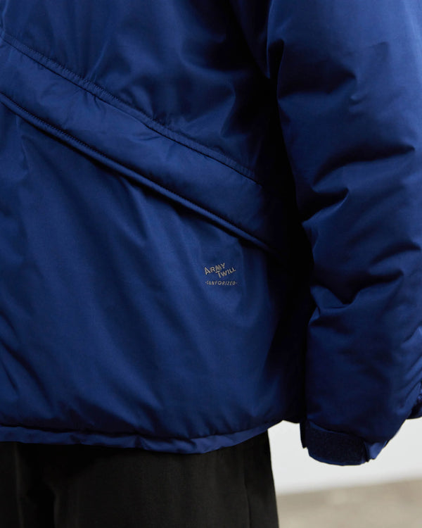 ARMY TWILL - PE WEATHER PADDING JACKET - BLUE